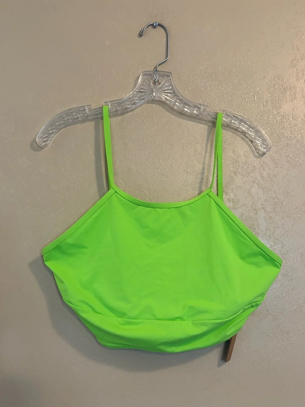 NWT SKIMS Recycled Swim High Neck Bikini Top sz 4X